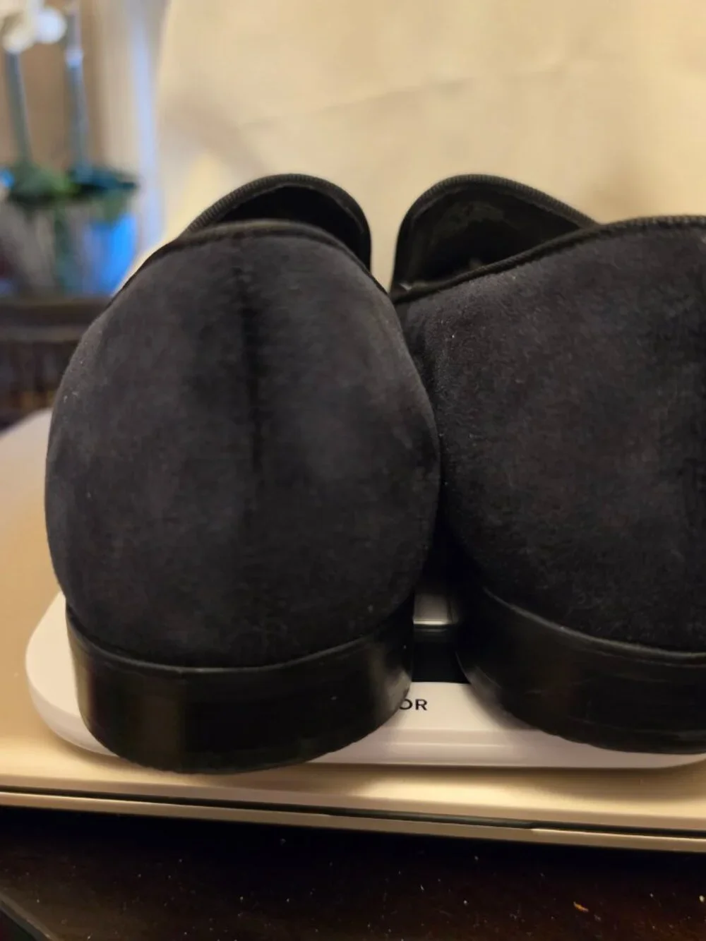 ALFANI Black Memory Foam Zion Round Toe Slip On Loafers Dress Shoes 8M